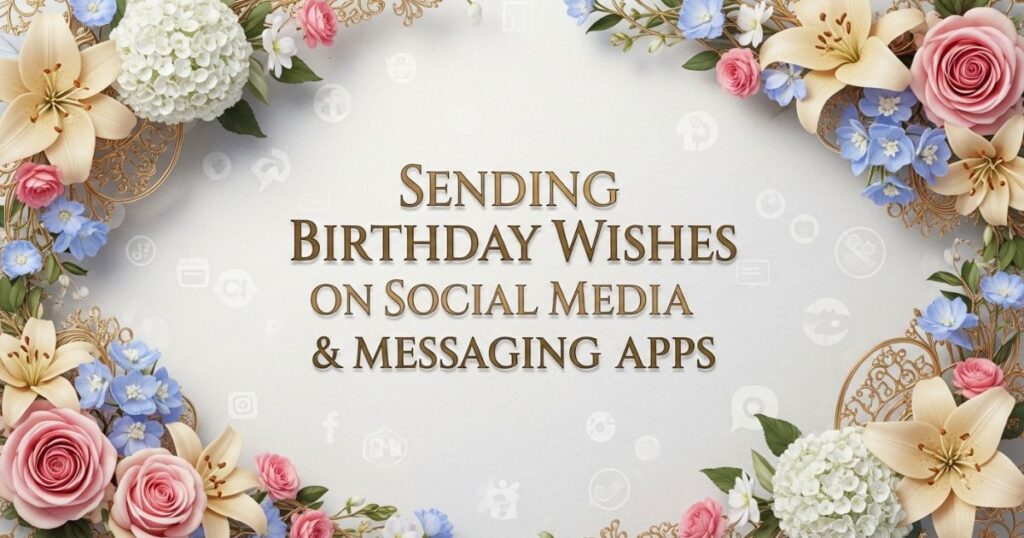 Sending Birthday Wishes on Social Media & Messaging Apps