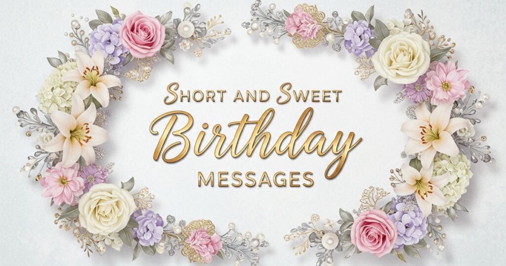 Short and Sweet Birthday Messages