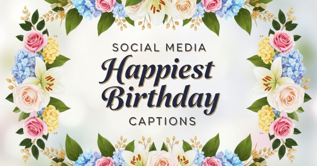 Social Media Happiest Birthday Captions