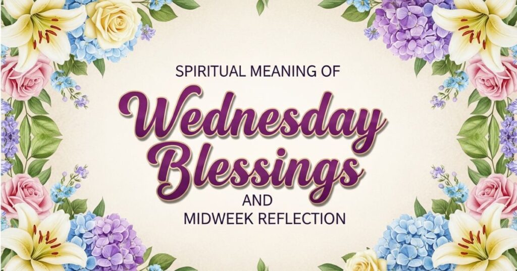 Spiritual Meaning of Wednesday Blessings and Midweek Reflection