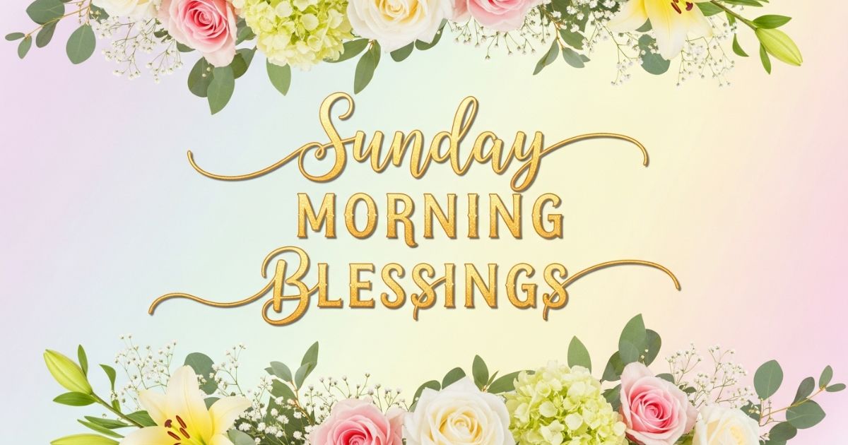 Sunday Morning Blessings
