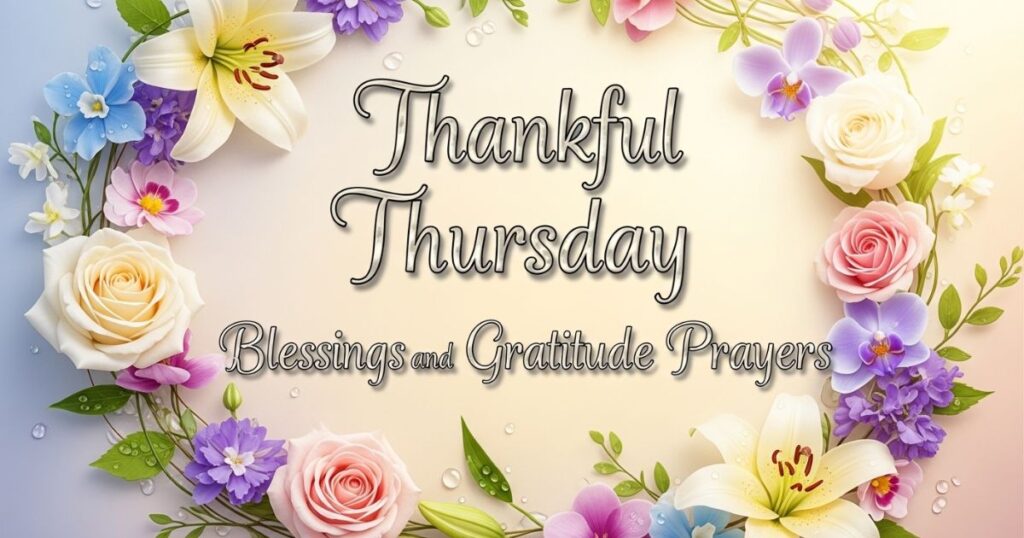 Thankful Thursday Blessings and Gratitude Prayers