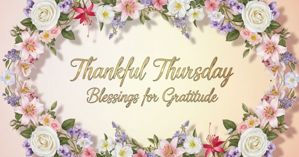 Thankful Thursday Blessings for Gratitude