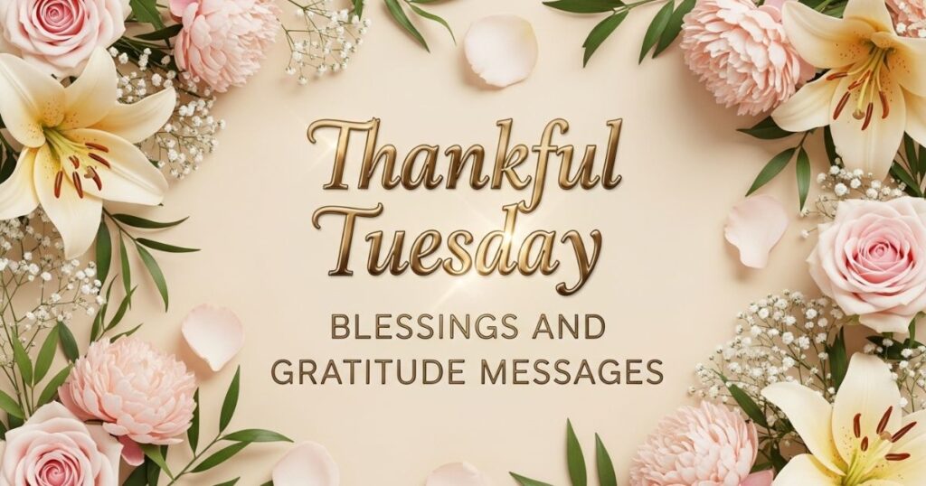 Thankful Tuesday Blessings and Gratitude Messages