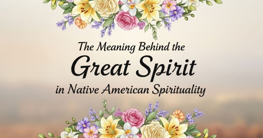 The Meaning Behind the Great Spirit in Native American Spirituality