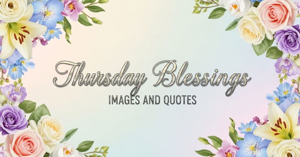 Thursday Blessings Images and Quotes