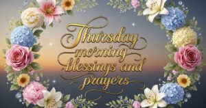thursday morning blessings and prayers
