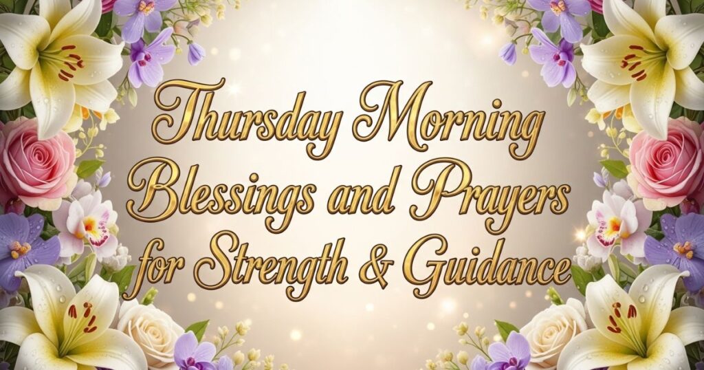 Thursday Morning Blessings and Prayers for Strength & Guidance