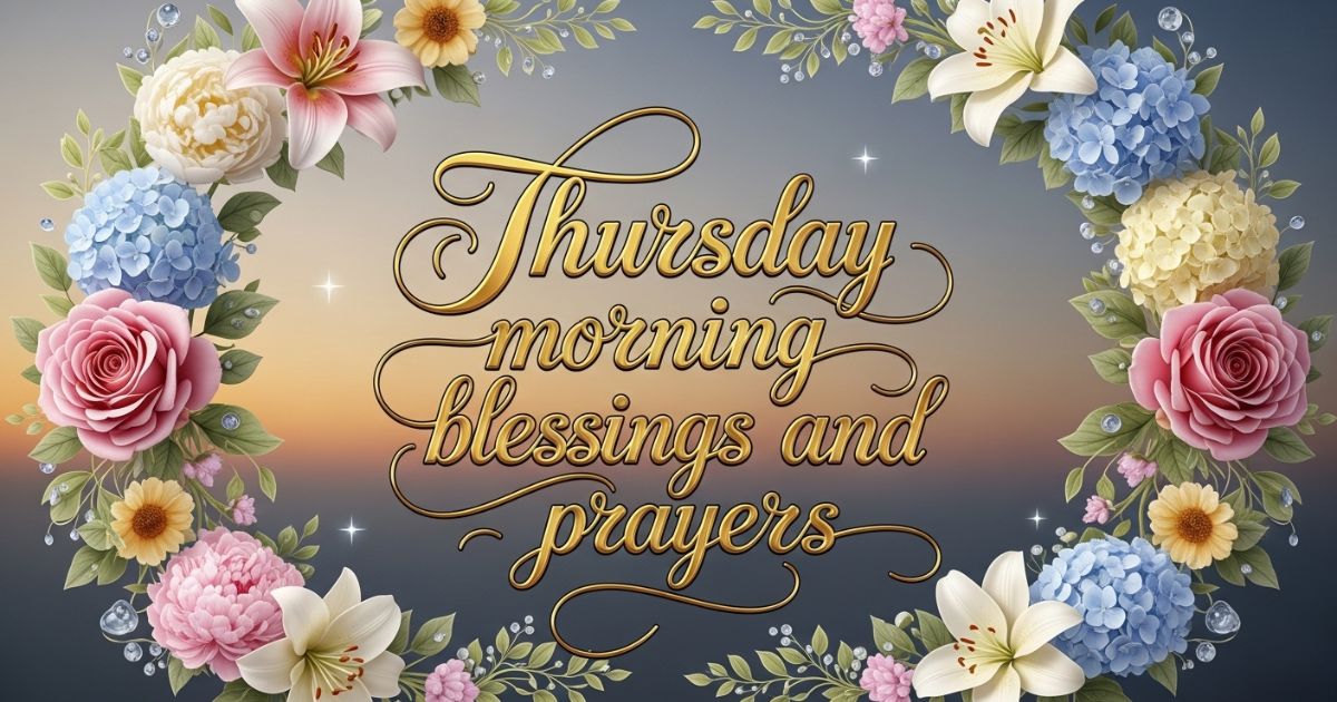 thursday morning blessings and prayers