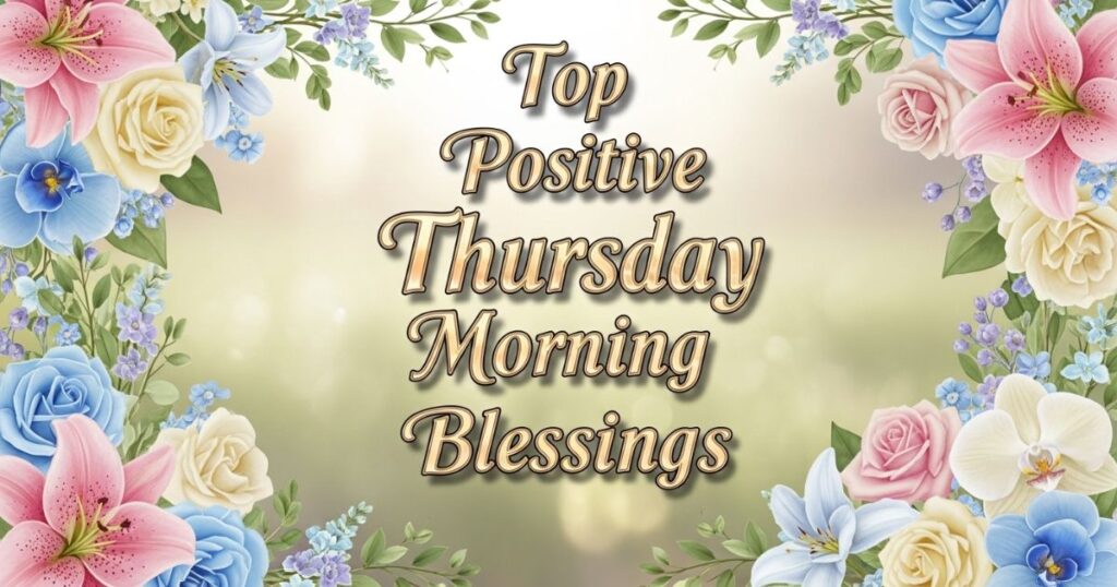 2. Top Positive Thursday Morning Blessings