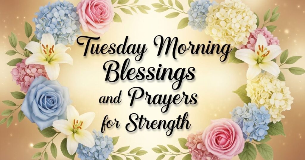 Tuesday Morning Blessings and Prayers for Strength
