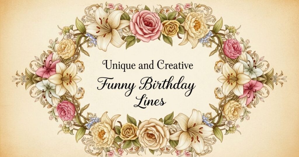 Unique and Creative Funny Birthday Lines
