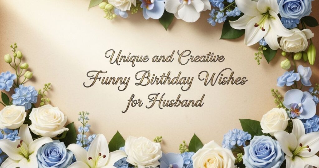 Unique and Creative Funny Birthday Wishes for Husband