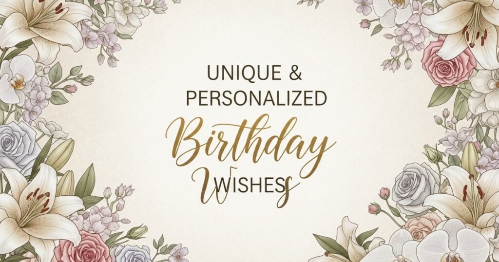 Unique & Personalized Birthday Wishes