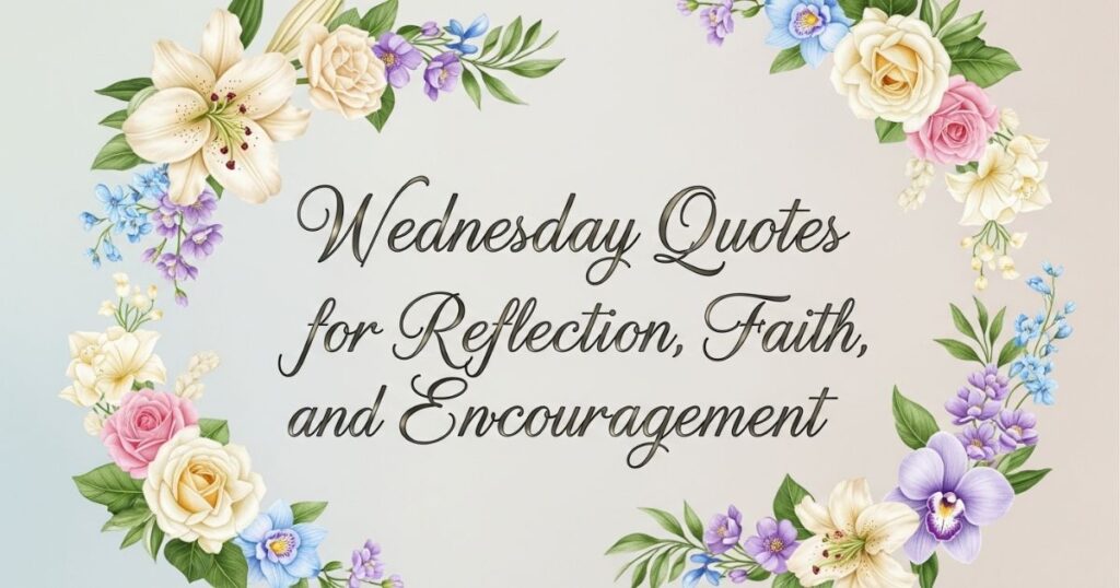 Wednesday Quotes for Reflection, Faith, and Encouragement