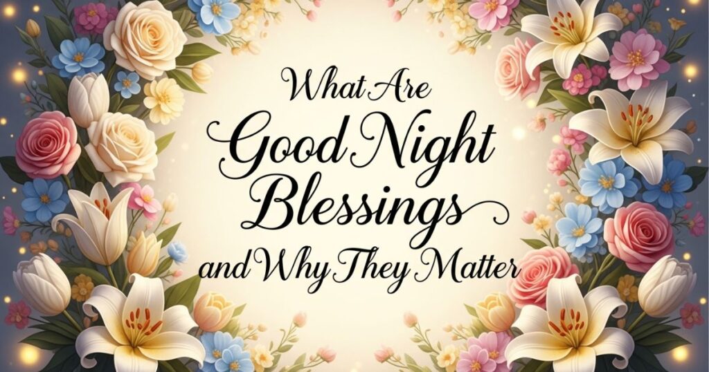What Are Good Night Blessings and Why They Matter