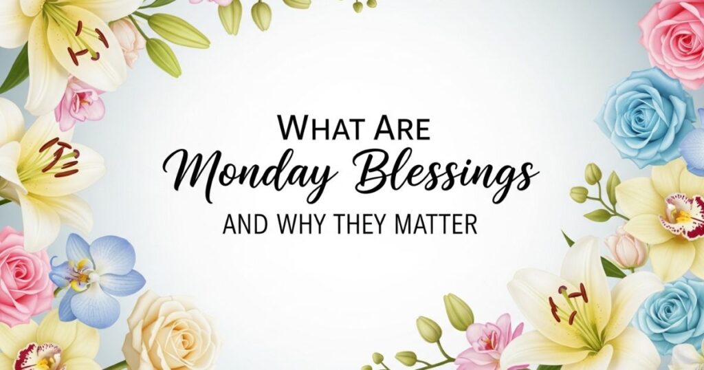 What Are Monday Blessings and Why They Matter