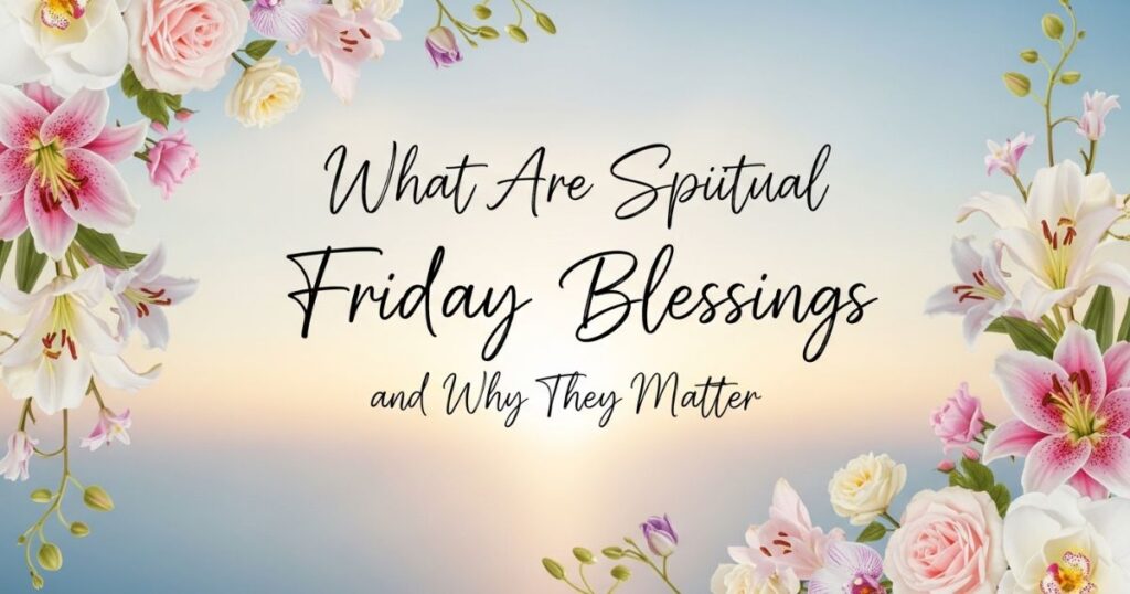 What Are Spiritual Positive Friday Blessings and Why They Matter