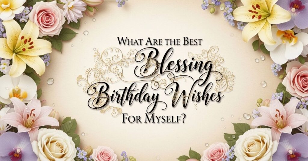 What Are the Best Blessing Birthday Wishes for Myself?