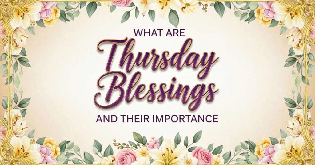 1. What Are Thursday Blessings and Their Importance