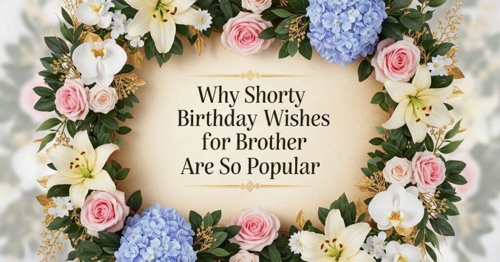 Why Short Funny Birthday Wishes for Brother Are So Popular