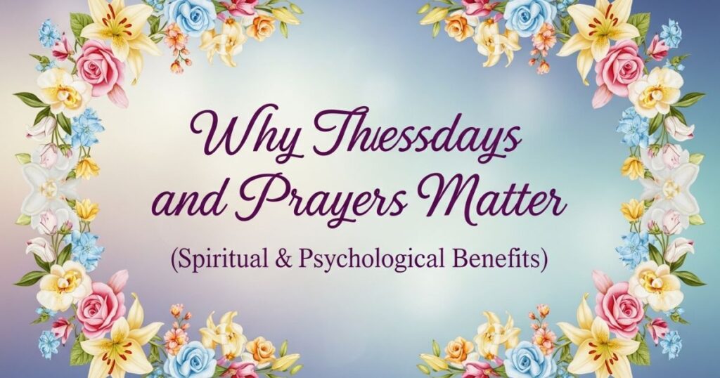 Why Thursday Blessings and Prayers Matter (Spiritual & Psychological Benefits)