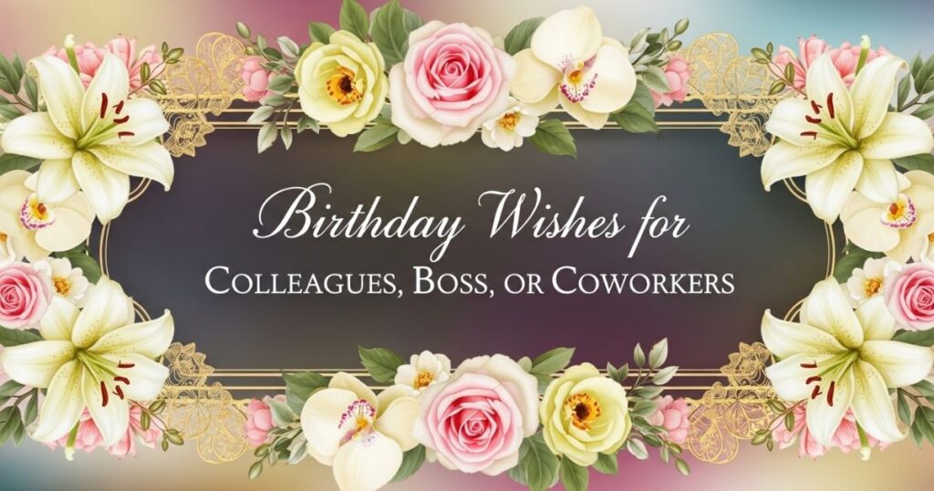 50th Birthday Wishes for Colleagues, Boss, or Coworkers
