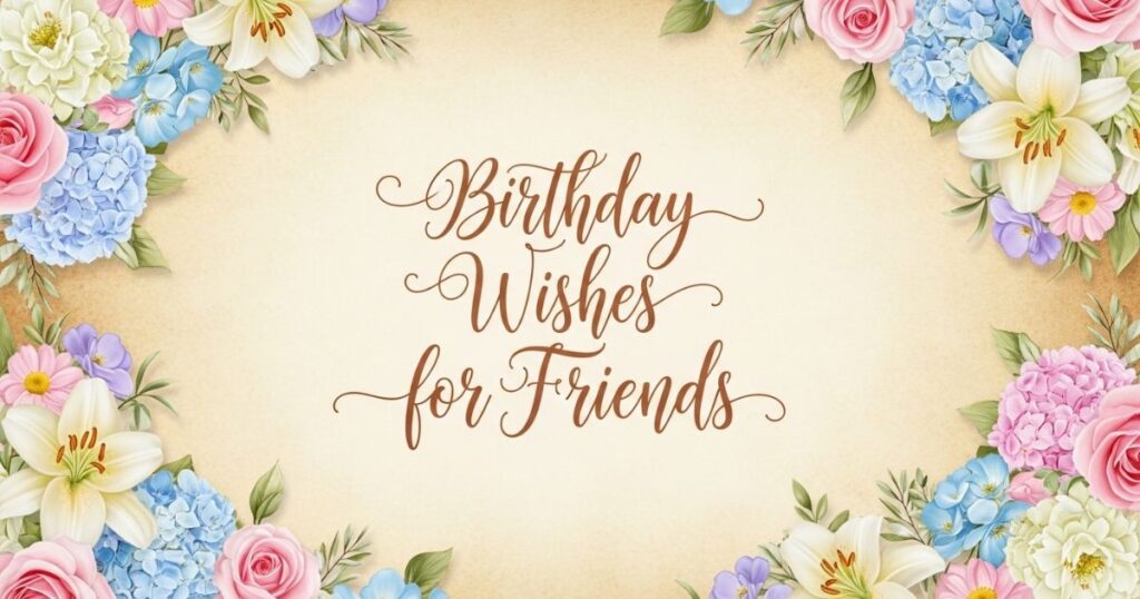 50th Birthday Wishes for Friends