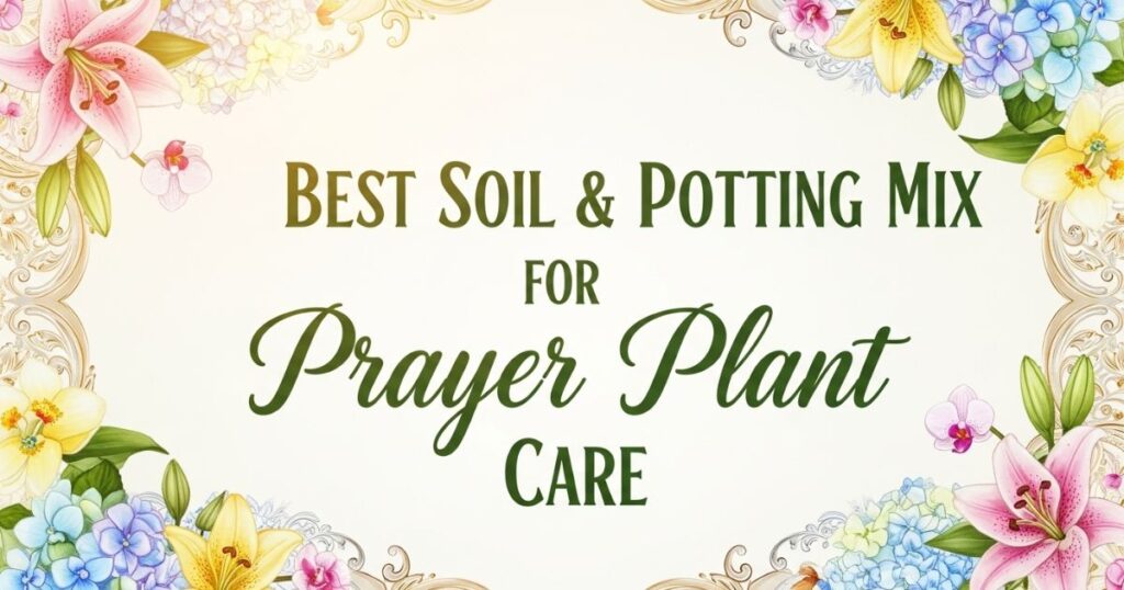 Best Soil & Potting Mix for Prayer Plant Care