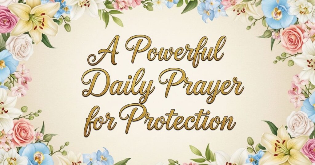 A Powerful Daily Prayer for Protection