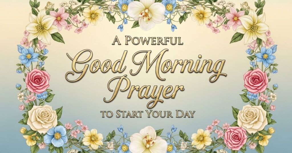 A Powerful Good Morning Prayer to Start Your Day
