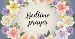 bedtime prayer