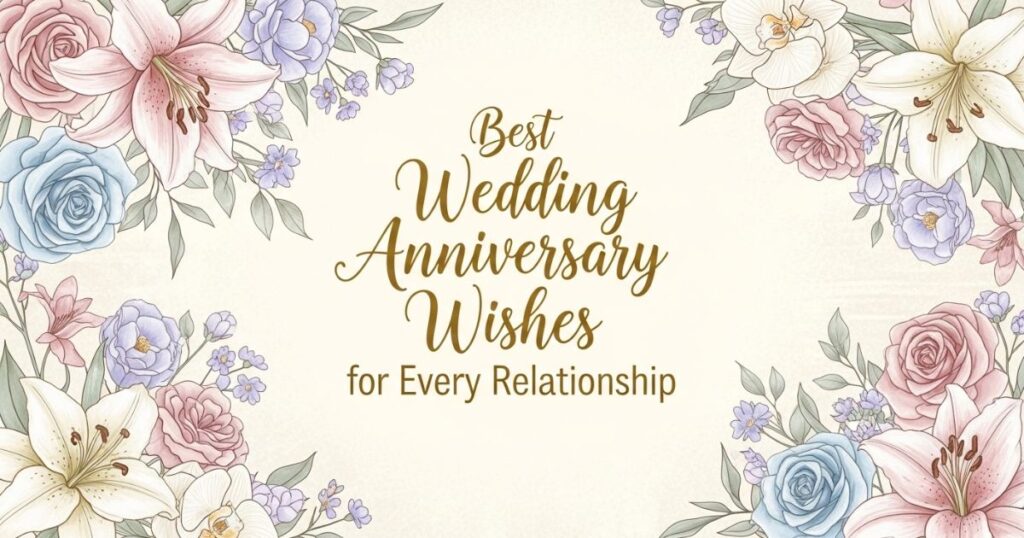 Best Wedding Anniversary Wishes for Every Relationship