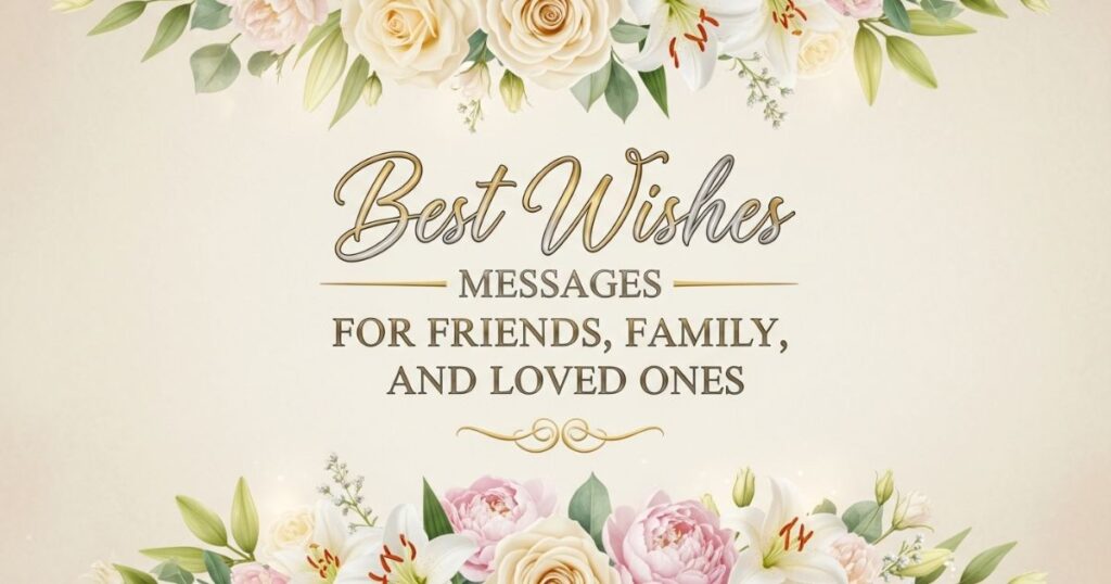 Best Wishes Messages for Friends, Family, and Loved Ones