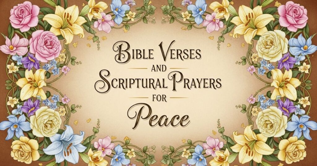 Bible Verses and Scriptural Prayers for Peace