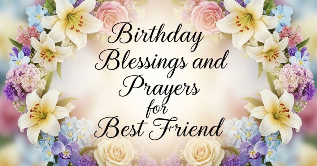 Birthday Blessings and Prayers for Best Friend