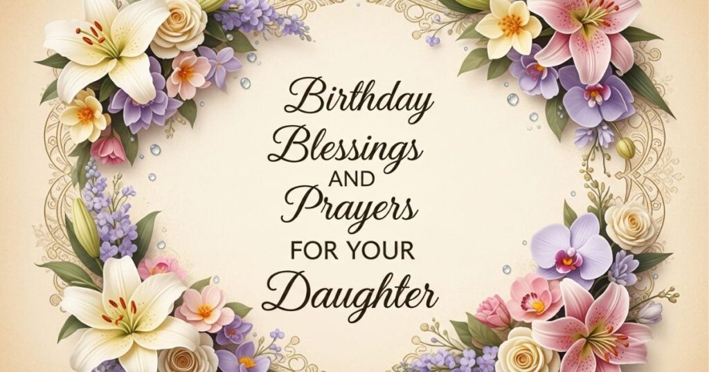 Birthday Blessings and Prayers for Your Daughter