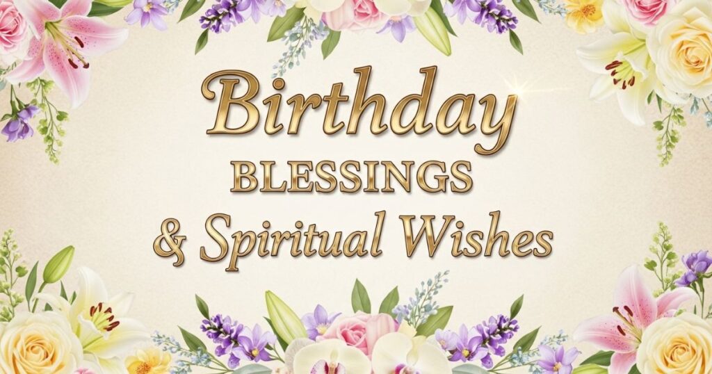 Birthday Blessings & Spiritual Wishes