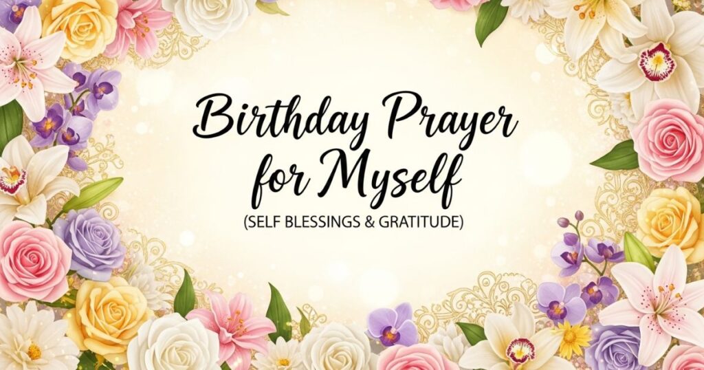 Birthday Prayer for Myself (Self Blessings & Gratitude)