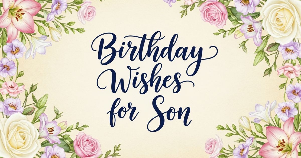 birthday wishes for son