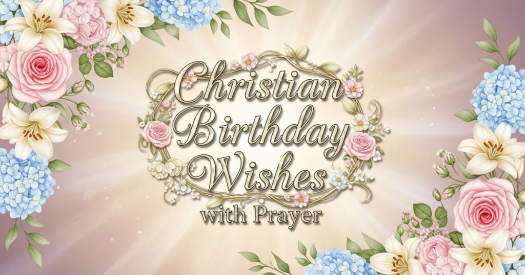 Christian Birthday Wishes with Prayer