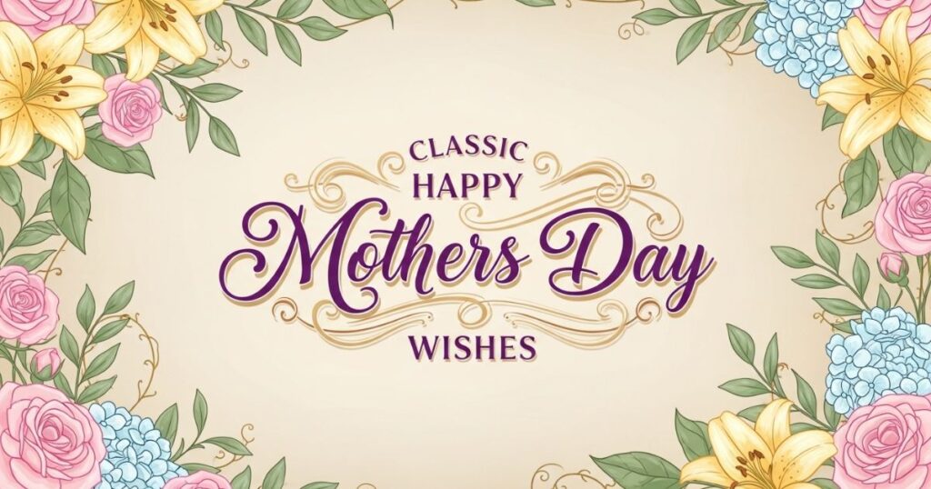 Classic Happy Mothers Day Wishes