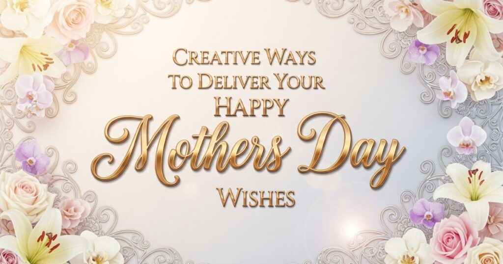 Creative Ways to Deliver Your Happy Mothers Day Wishes
