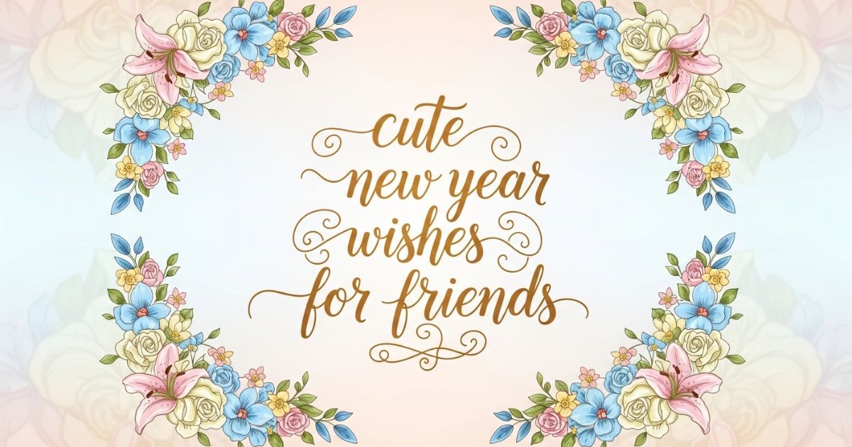 cute new year wishes for friends