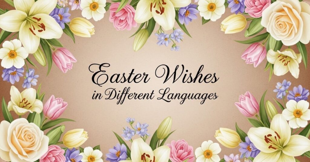 Easter Wishes in Different Languages