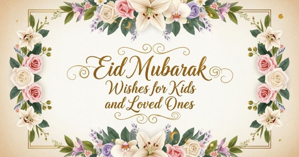 Eid Mubarak Wishes for Kids and Loved Ones