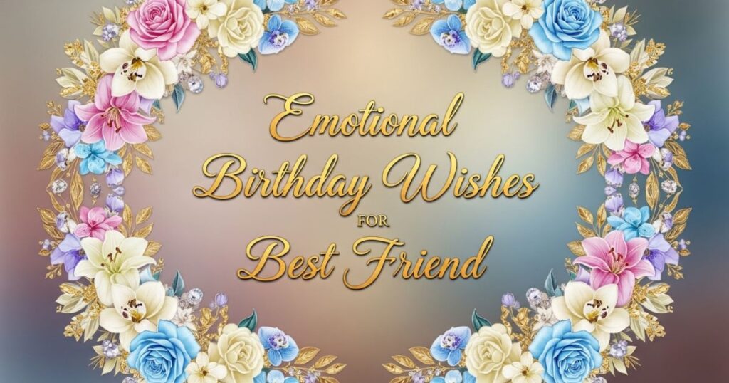 Emotional Birthday Wishes for Best Friend