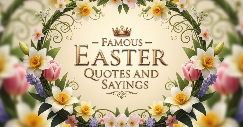 Famous Easter Quotes and Sayings