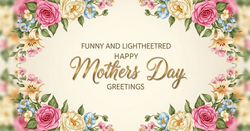 Funny and Lighthearted Happy Mothers Day Greetings