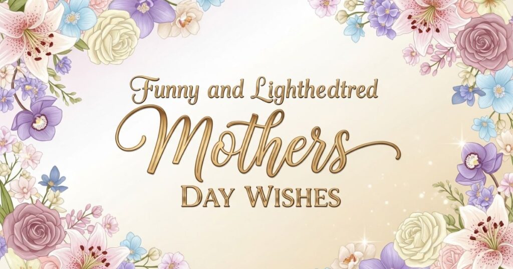 Funny and Lighthearted Mothers Day Wishes